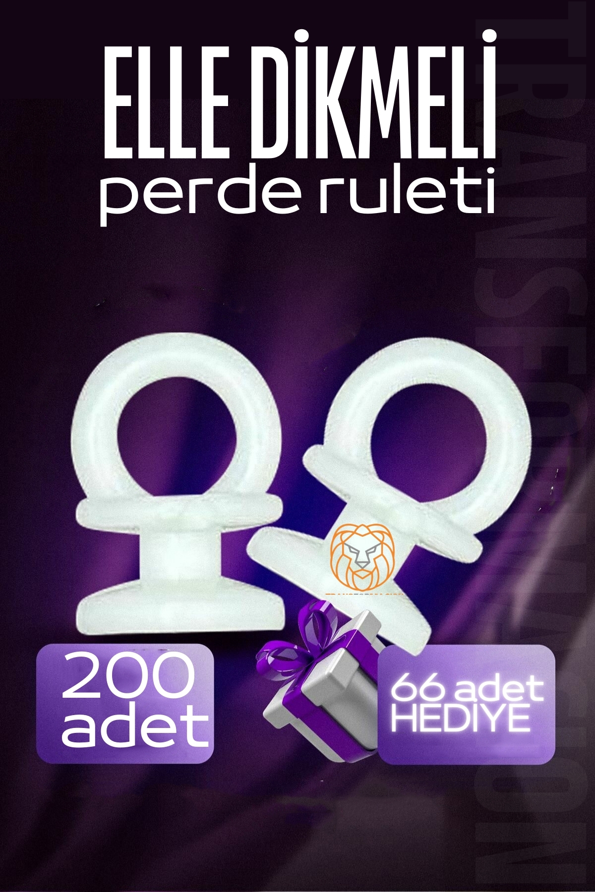 Elle Dikmeli Perde Düğmesi Perde Ruleti 266 ADET 721326