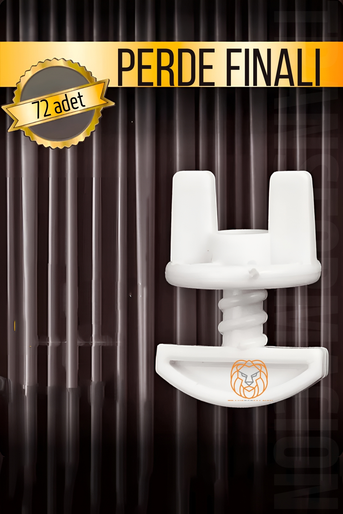 Perde Finali Perde Sonlandırıcı Stop Korniş Finali Sonu 72 Adet 721327