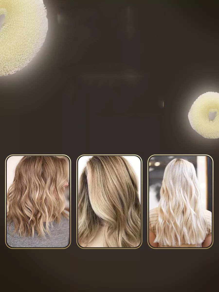 Gold Saç Topuz Süngeri  2 ADET 10 CM Çap 4 cm Kalınlık 721337