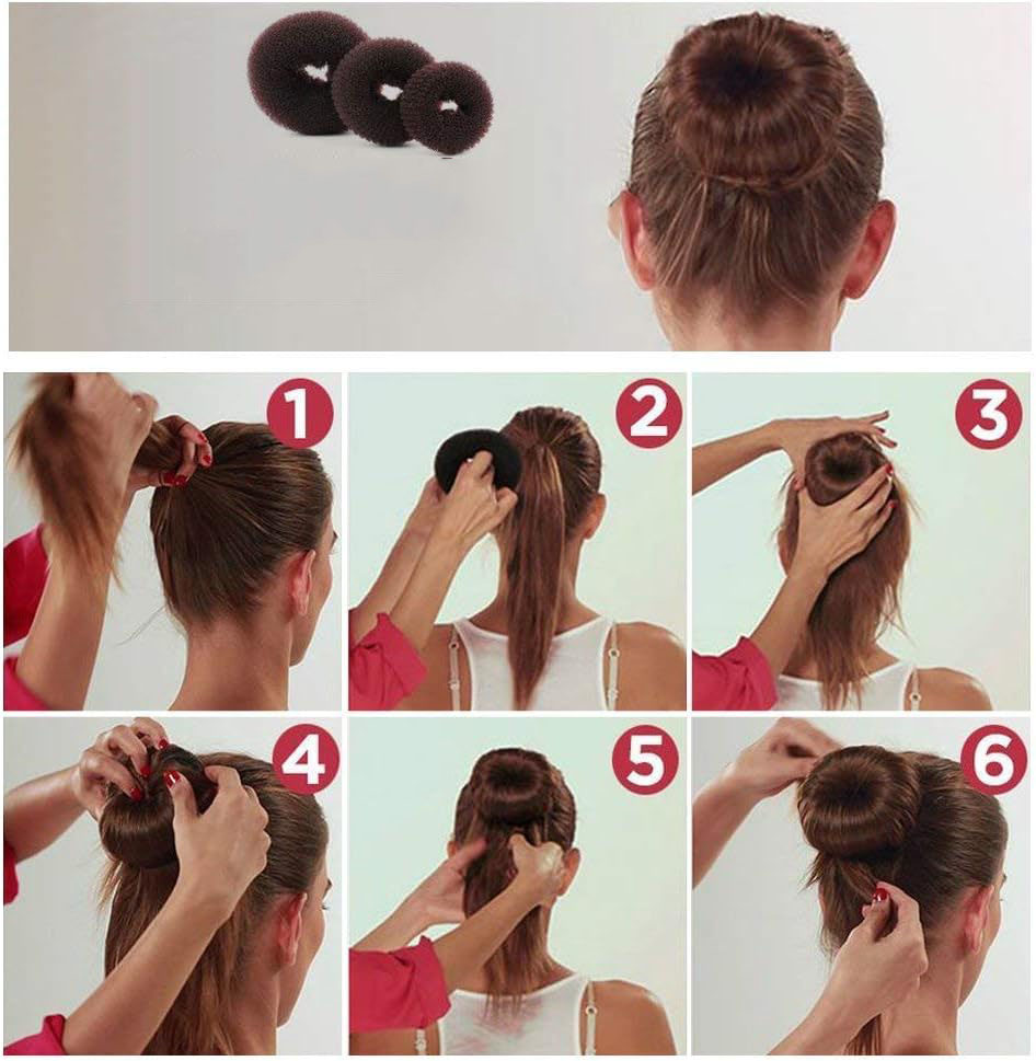 Kahve Saç Topuz Süngeri  2 ADET 12 CM Çap 5 cm Kalınlık 721339