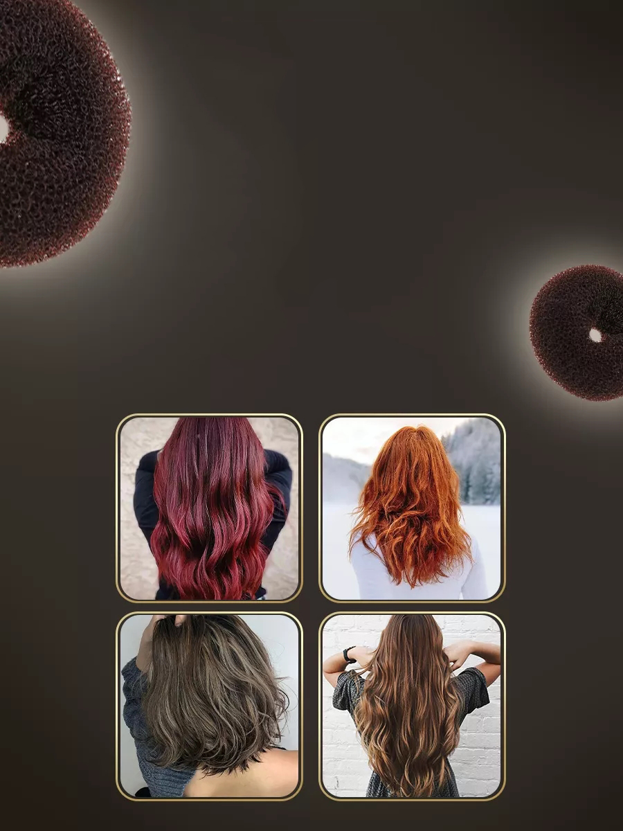 Kahve Saç Topuz Süngeri  2 ADET 12 CM Çap 5 cm Kalınlık 721339