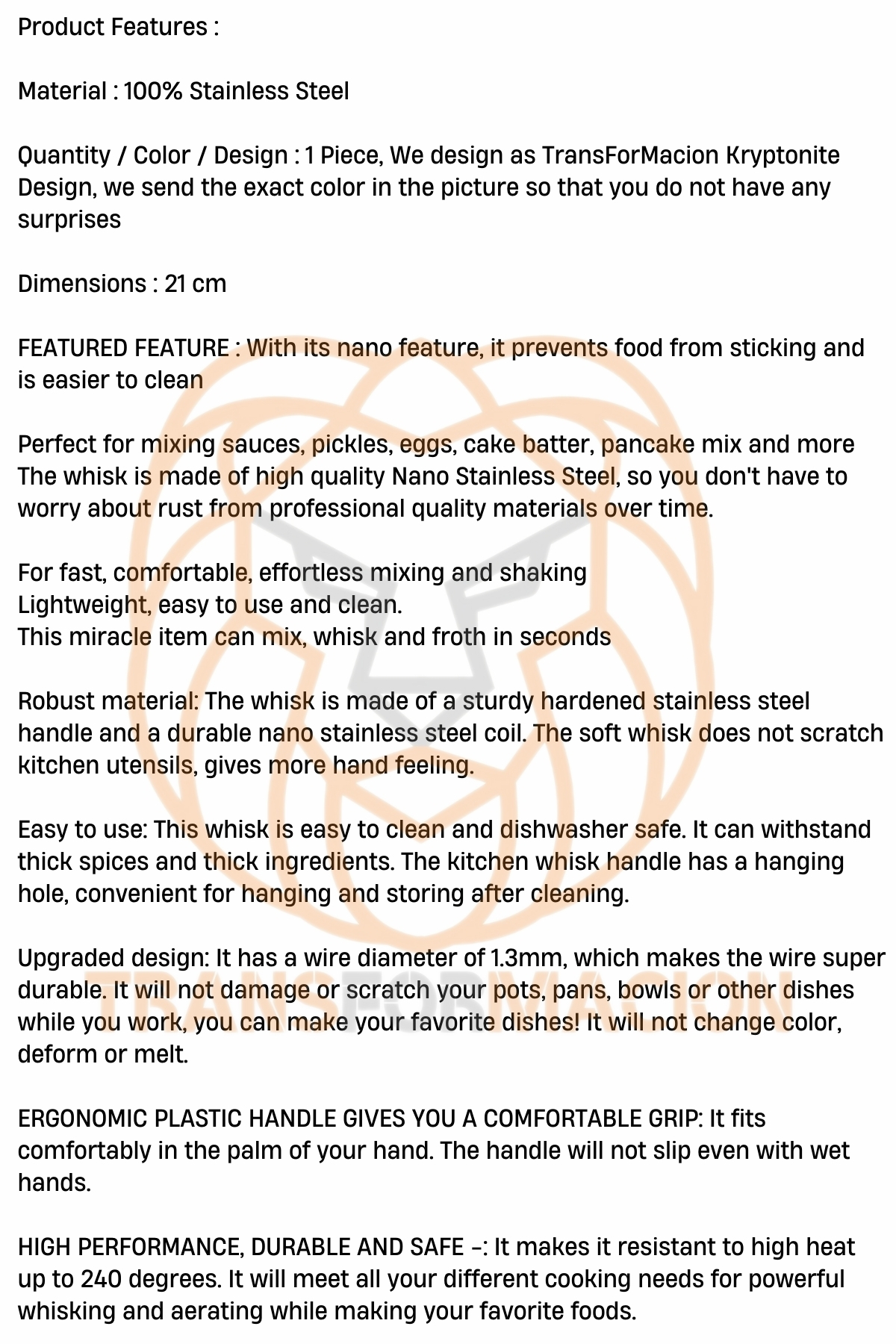 21 cm Metal Çırpıcı 721347   