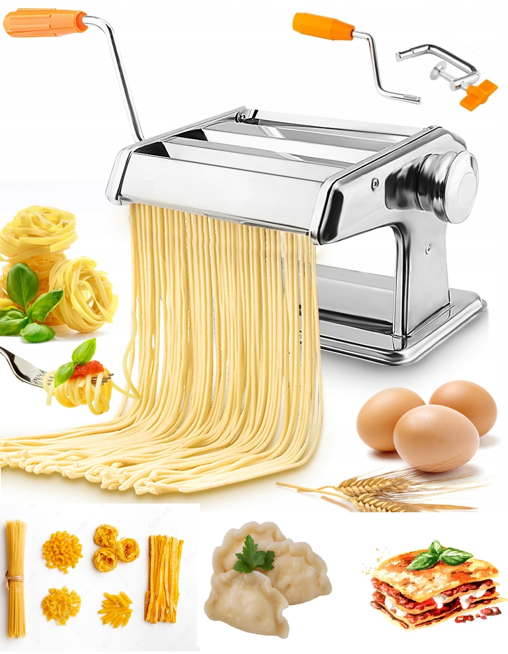 Makarna Makinası Erişte Makarna Kesici Erişte Makinası 304 Paslanmaz Çelik 721350