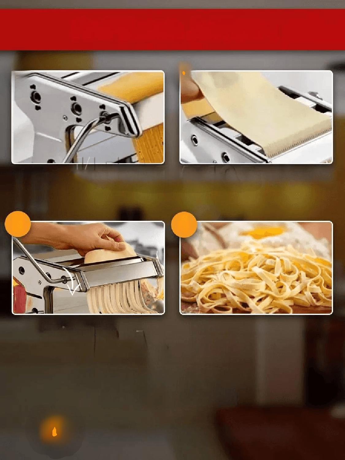 Makarna Makinası Erişte Makarna Kesici Erişte Makinası 304 Paslanmaz Çelik 721350