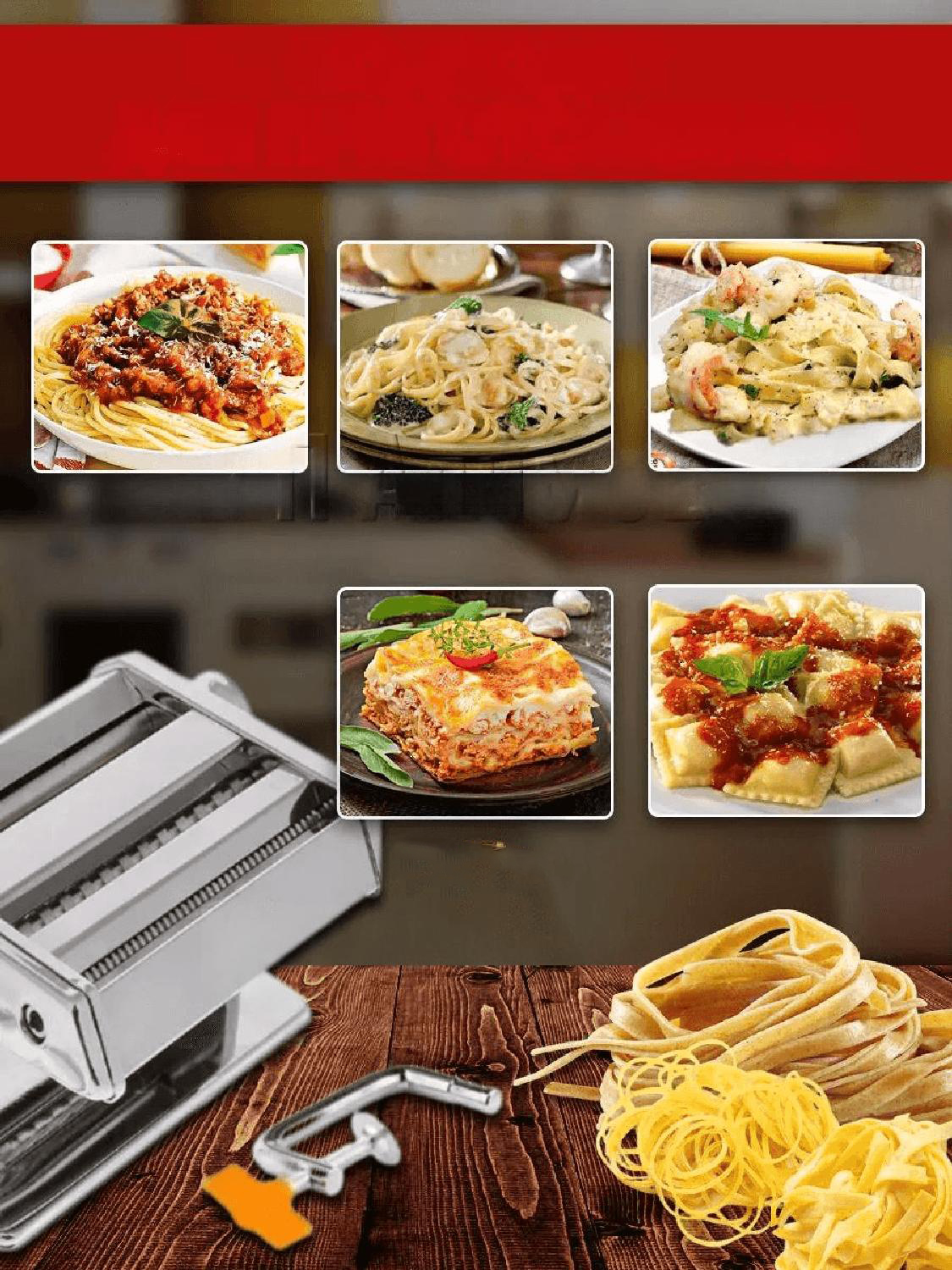 Makarna Makinası Erişte Makarna Kesici Erişte Makinası 304 Paslanmaz Çelik 721350