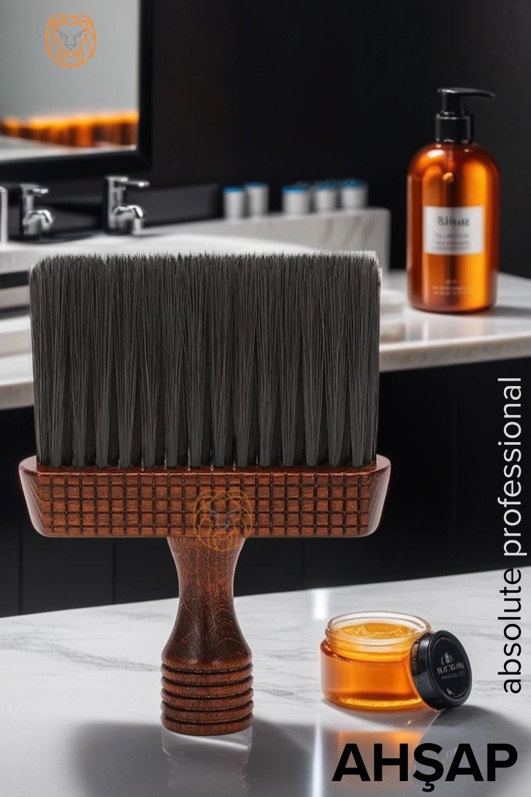 Fade Ense Saç Kıl Fırçası Ahşap  