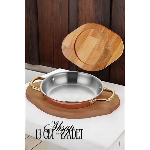 ModaCar Ahşap Sahan Altlığı 2 ADET 13 cm  