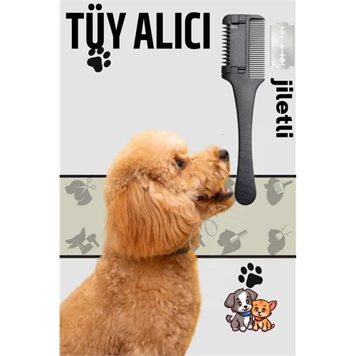 ModaCar Kedi ve Köpek Jiletli Tüy Alma Tarağı  