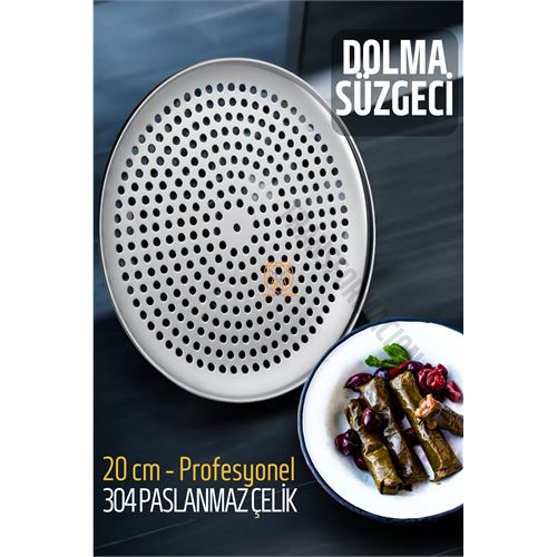 ModaCar Sarma Dolma Süzgeci 20 cm 304 Paslanmaz Çelik  