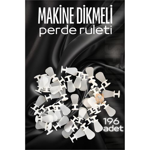 ModaCar Makine Dikmeli Perde Düğmesi Perde ruleti Perde Düğmesi 196 Adet  