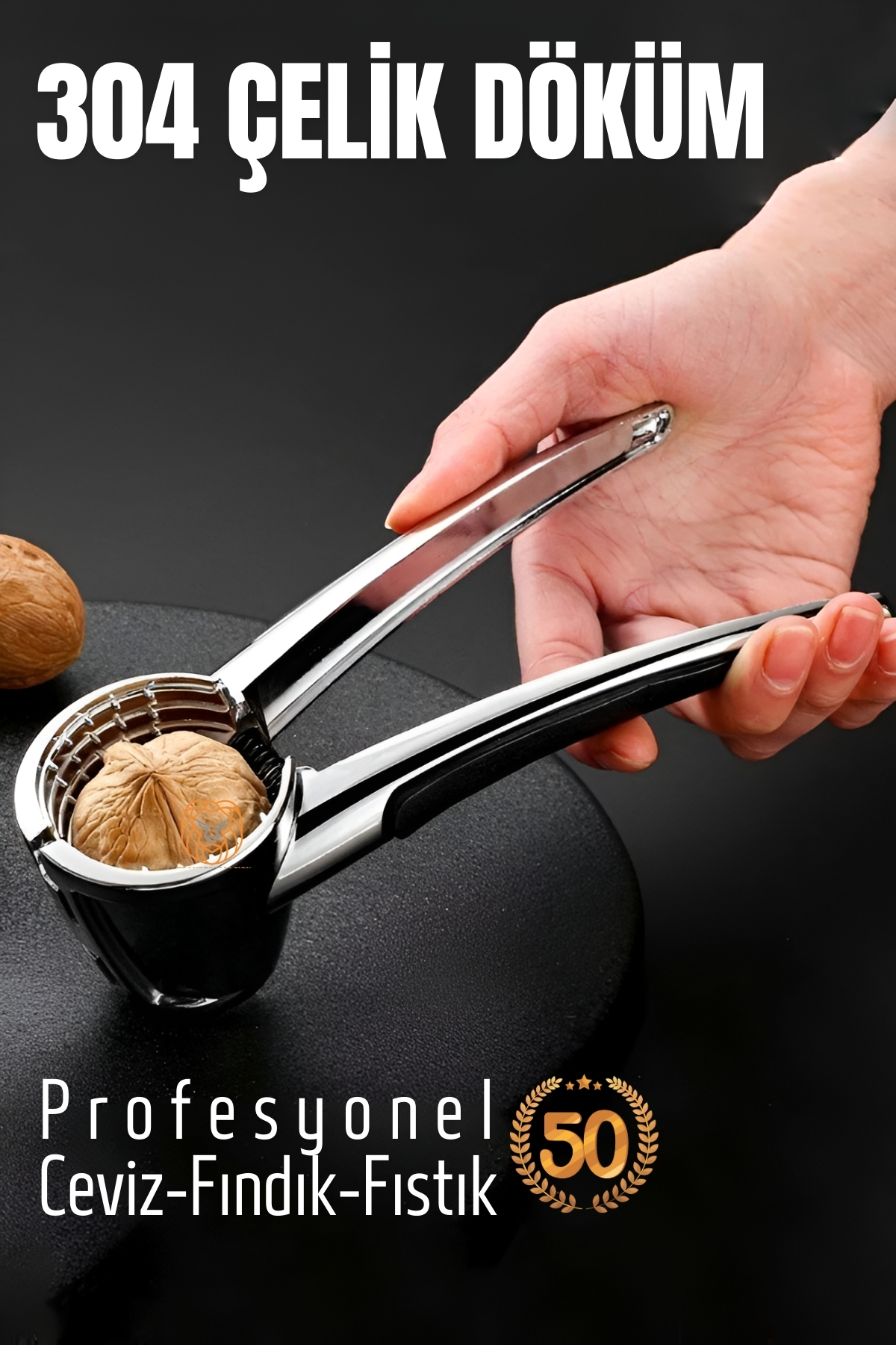 Fındık ve Ceviz Kırıcı 304 Paslanmaz Çelik  