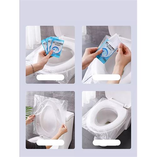 TransForMacion Klozet Kapağı Kılıfı Hijyenik Seyahat Tek Kullanımlık Klozet WC Örtüsü 100 ADET 721374