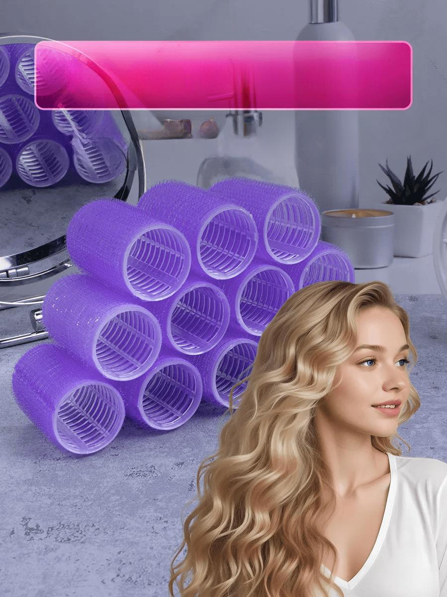 3 Cm Bigudi  Isısız Saç Şekillendirme Doğal Bukle Bigudisi Profesyonel 12 ADET 721375 