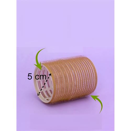 TransForMacion 5 Cm Bigudi Isısız Saç Şekillendirme Doğal Bukle Bigudisi Profesyonel 12 ADET 721377