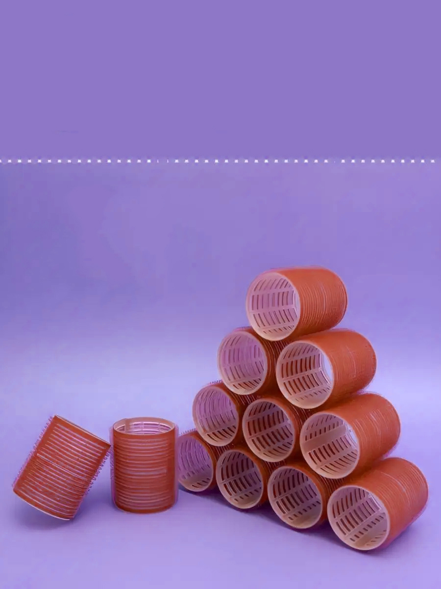 5 Cm Bigudi Isısız Saç Şekillendirme Doğal Bukle Bigudisi Profesyonel 12 ADET 721377