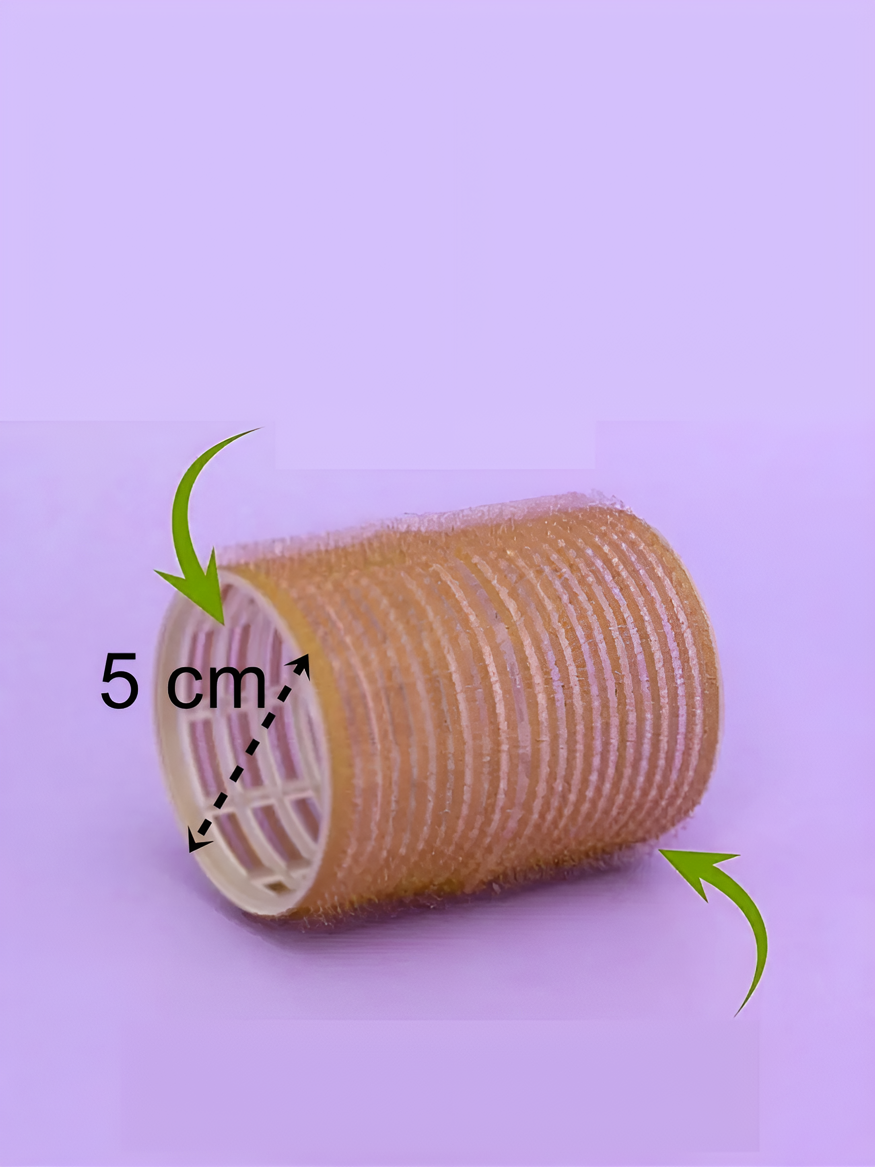 5 Cm Bigudi Isısız Saç Şekillendirme Doğal Bukle Bigudisi Profesyonel 12 ADET 721377