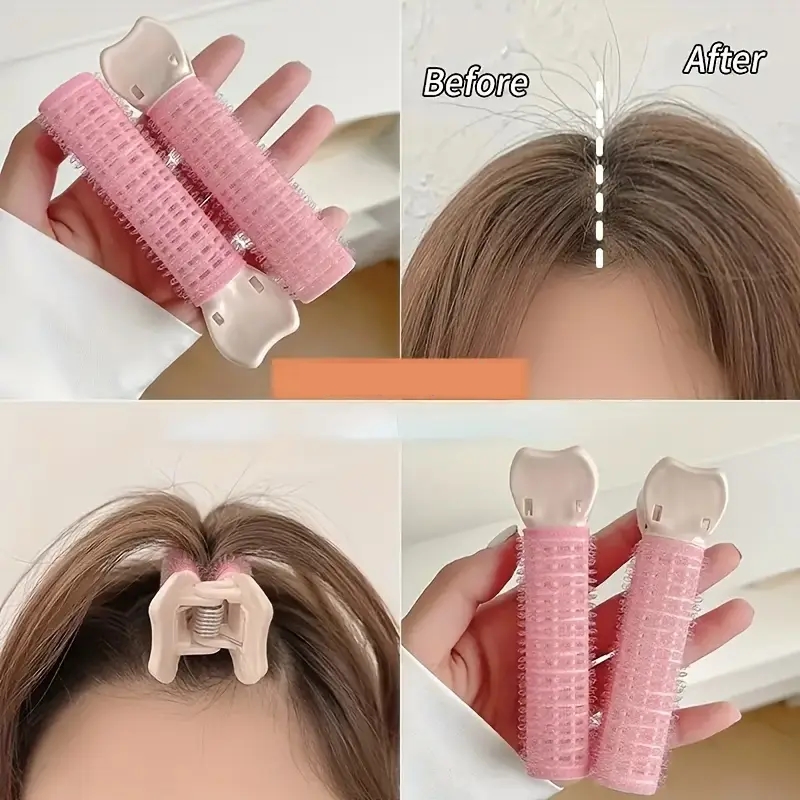 Klipsli Saç Bigudisi 3 cm 2 Adet Isısız Doğal Bukle Gece Bigudisi  721382