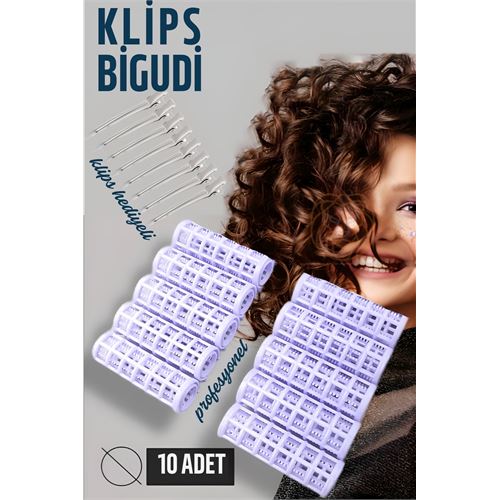 TransForMacion Klipsli Bigudi Klips Toka Seti 10 Adet 721385