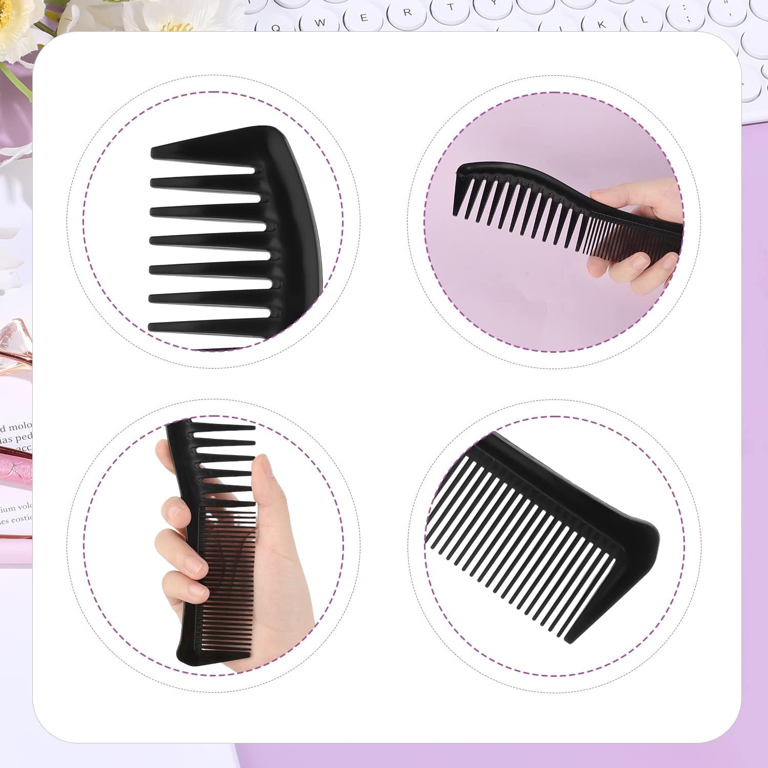 Geniş Diş ve İnce Diş Tarak Saç Şekillendirme, Düzeltme, Kesme  721396