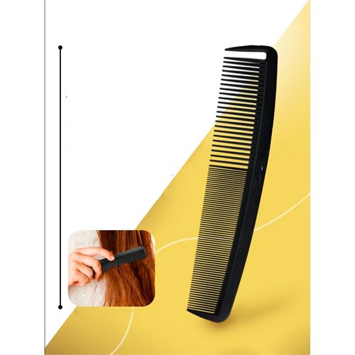 Transformacion Profesyonel Saç Kesim Tarağı Geniş Diş ve İnce Diş Tarak Saç Şekillendirme Düzeltme Tarağı 721397