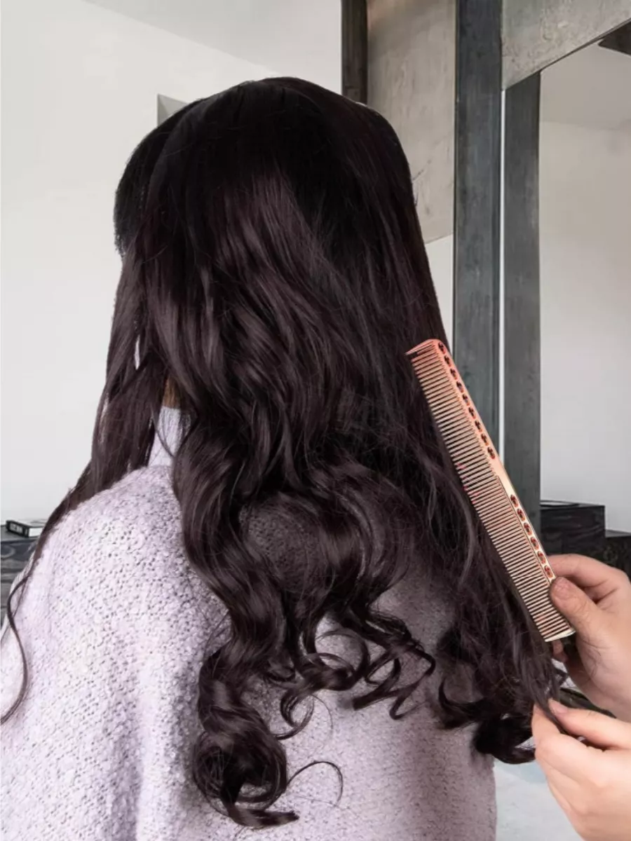 Transformacion Alüminyum Saç Kesim Tarağı Saç Şekillendirme Düzeltme Tarağı ROSE  721399