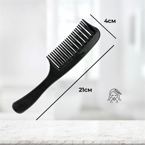 Transformacion Çift Sıralı Saç Açma Tarağı Uzun Kıvırcık Islak Saç Tarağı 721407