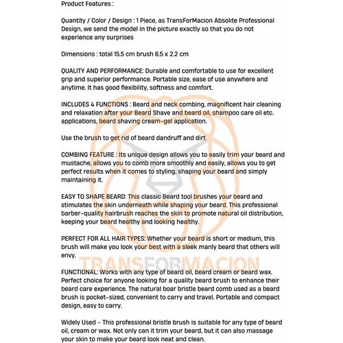 TransForMacion Sakal Tarama Fırçası 721416