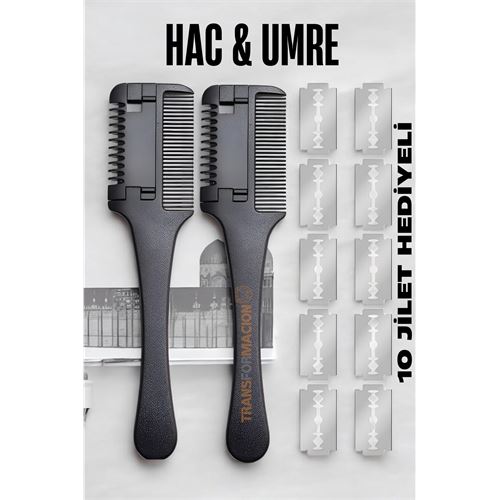 TransForMacion Hac Tıraş Usturası Umre Usturası Tıraş Aleti 10 Jiletli 721423