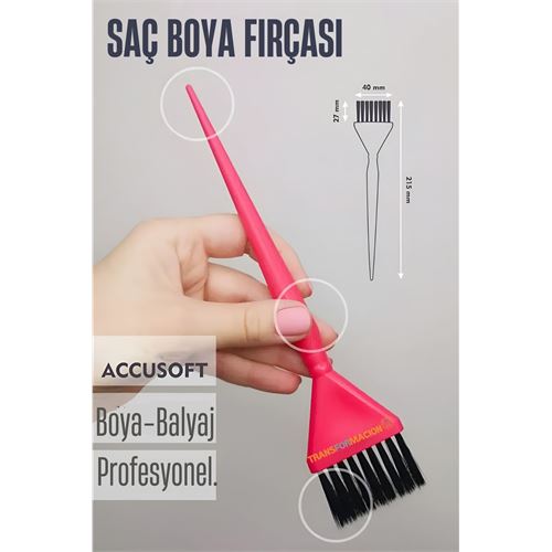TransForMacion Dar Uçlu Saç Boya Fırçası Balyaj Fırçası Professional 721432