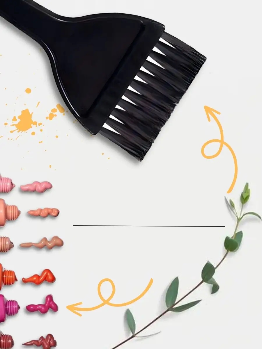 TransForMacion Geniş Uçlu Saç Boya Fırçası Balyaj Fırçası Solingen Professional 721434