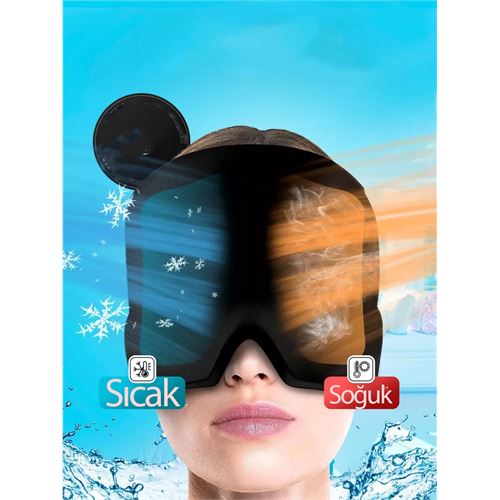 TransForMacion Sıcak Soğuk Jel Yüz Maskesi Baş Ağrısı Şişmiş Gözler Gerginlik Maskesi  721438