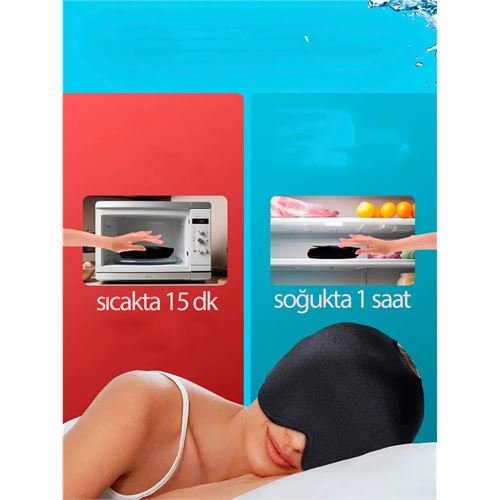 TransForMacion Sıcak Soğuk Jel Yüz Maskesi Baş Ağrısı Şişmiş Gözler Gerginlik Maskesi  721438