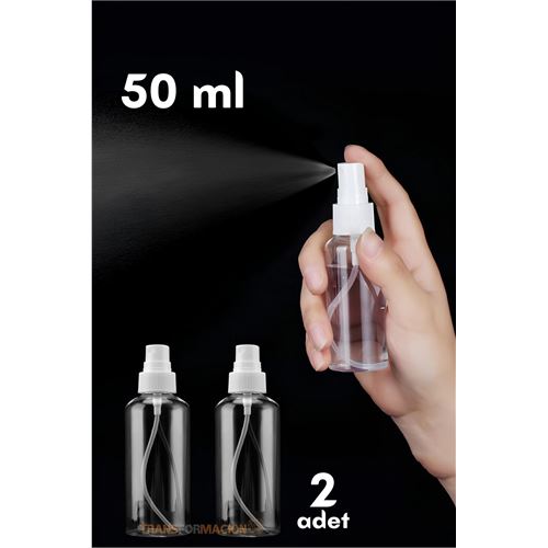 TransForMacion Püskürtücü Boş Sprey Şişe 50 Ml 2 ADET 721446