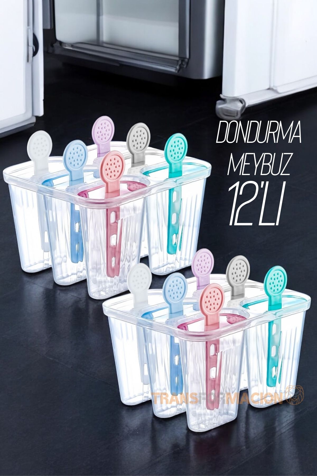 12 li Dondurma Kalıbı Meybuz Kalıbı 721453