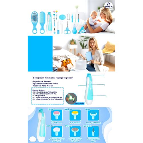 Transformacion Bebek Bakım Seti Çantalı Bebek Bakım Kiti 721463