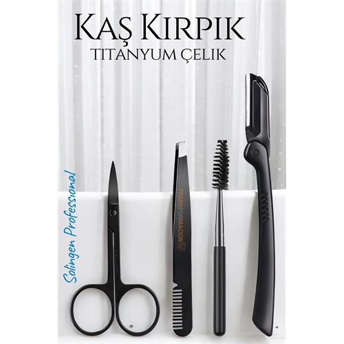 Transformacion Kirpik Kaş Bakım Kiti Titanyum Çelik Solingen 721465