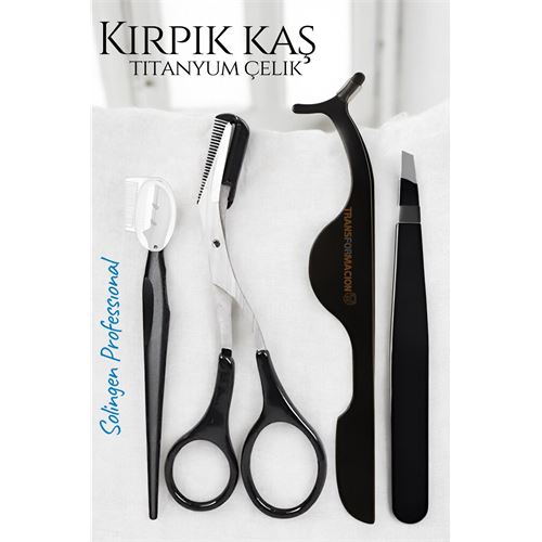 Transformacion Kirpik Kaş Bakım Kiti Titanyum Çelik Solingen 721466