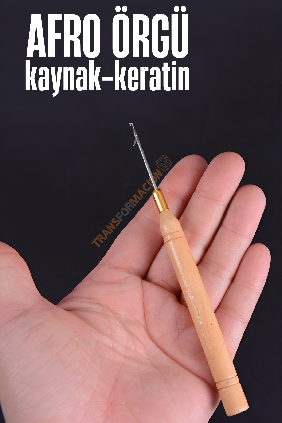 Afro Örgü İğnesi Saç Kaynak Keratin Tığı 