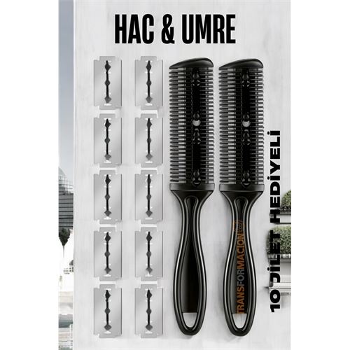 ModaCar Hac Tıraş Usturası Umre Usturası Tıraş Aleti 10 Jiletli 