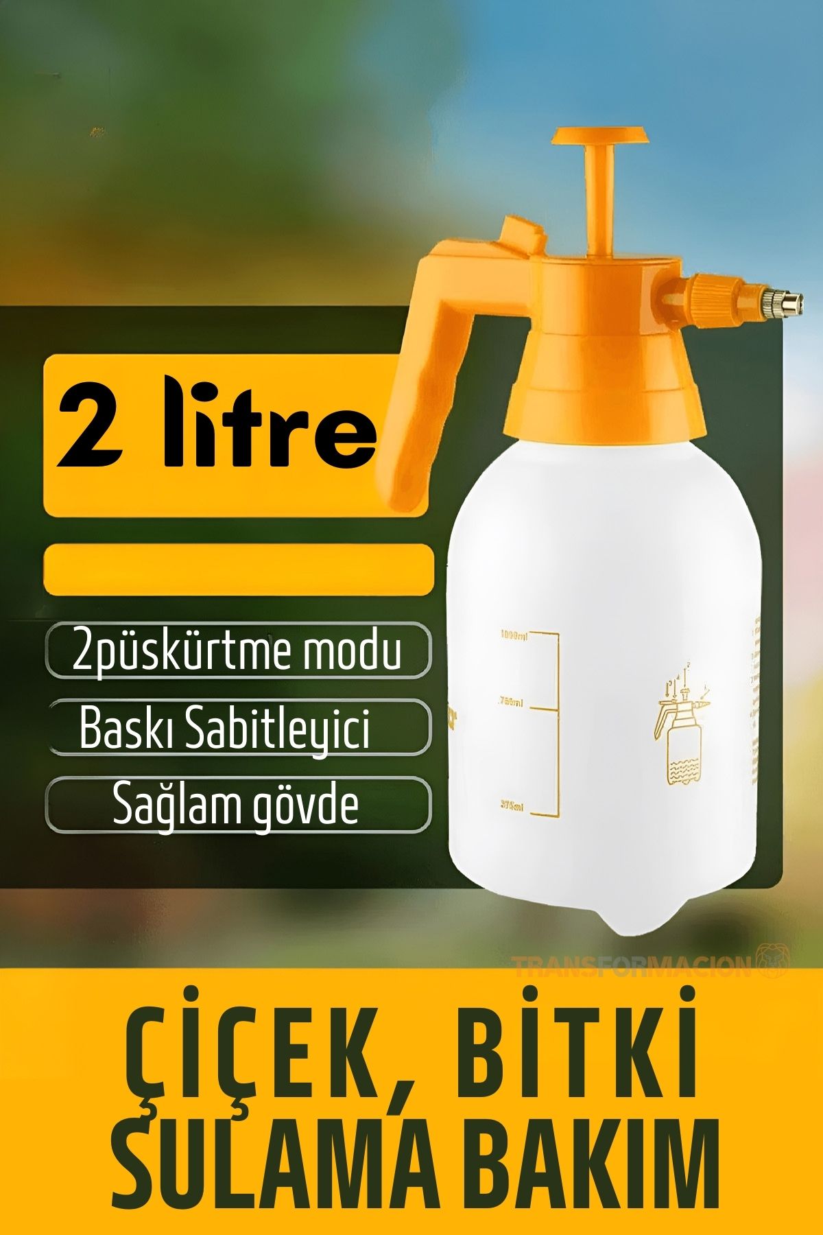 Çiçek Bitki Bakımı Basınçlı Püskürtme Pompası 