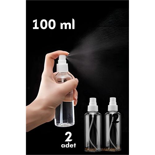 ModaCar Püskürtücü Boş Sprey Şişe 100 Ml 2 ADET 