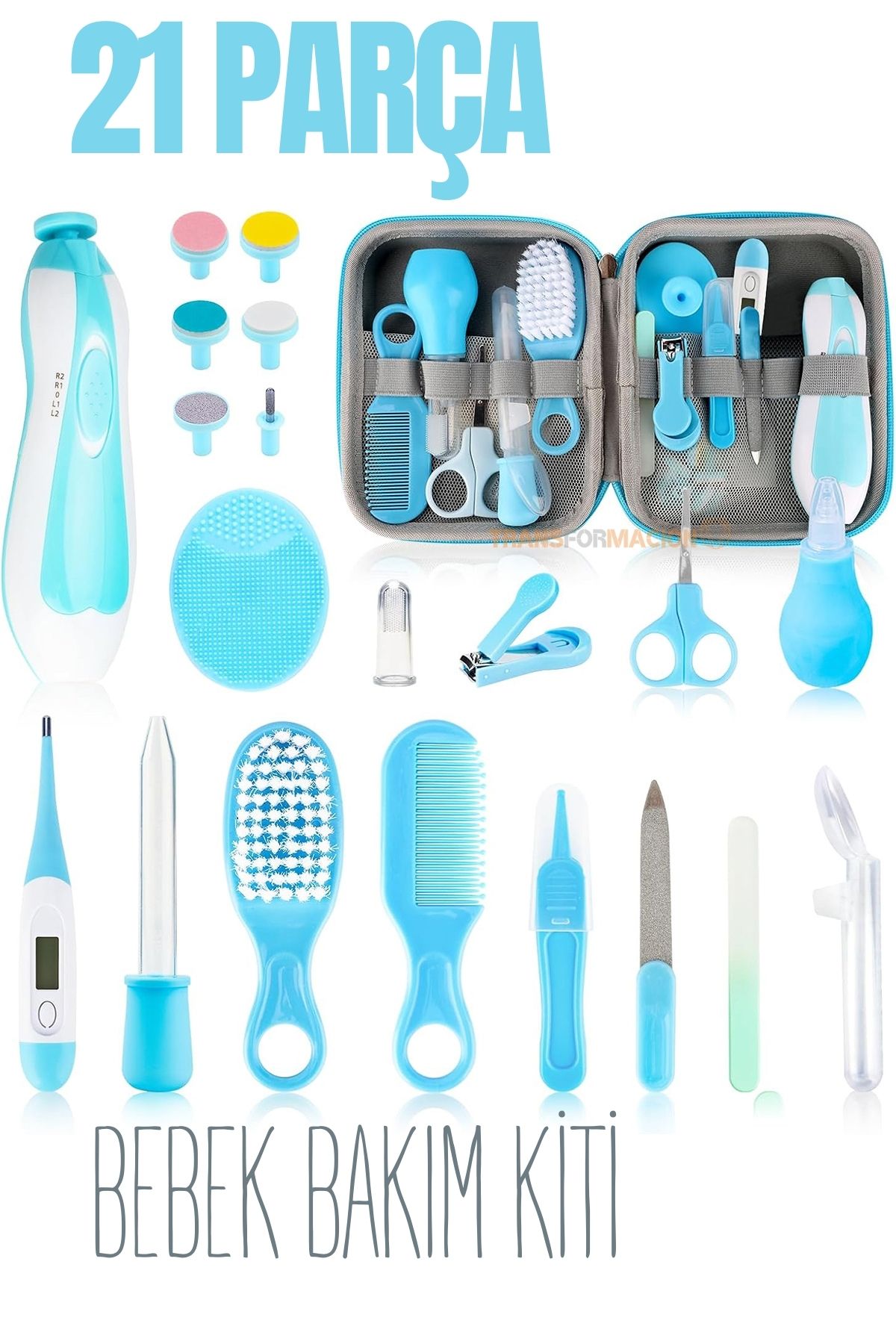 ModaCar Bebek Bakım Seti Çantalı Bebek Bakım Kiti 