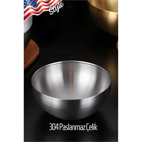 ModaCar Tıraş Tası 304 Paslanmaz Çelik 