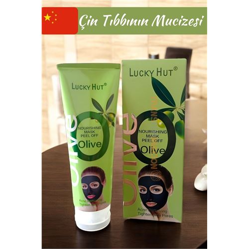 ModaCar LUCKY HUT Soyulan Yüz Maskesi Akne Temizleyici, Cilt Gözeneklerini Sıkılaştırıcı 