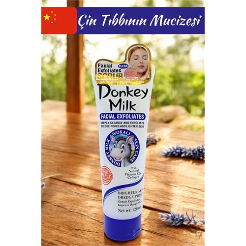 ModaCar WOKALI Eşek Sütü Yüz Peeling Doğal E Vitamini ve Kollajen 