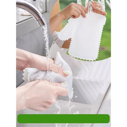 Transformacion Tüysüz Temizlik Eldiveni Islak ve Kuru Temizlik Eldiveni Bambu Lifi 721474
