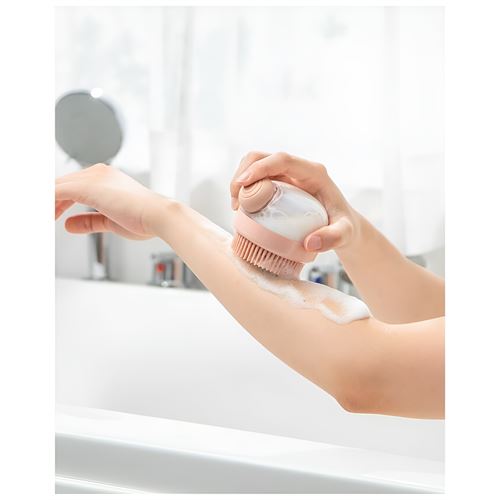 ModaCar Şampuan Hazneli Silikon Peeling ve Masaj Fırçası  