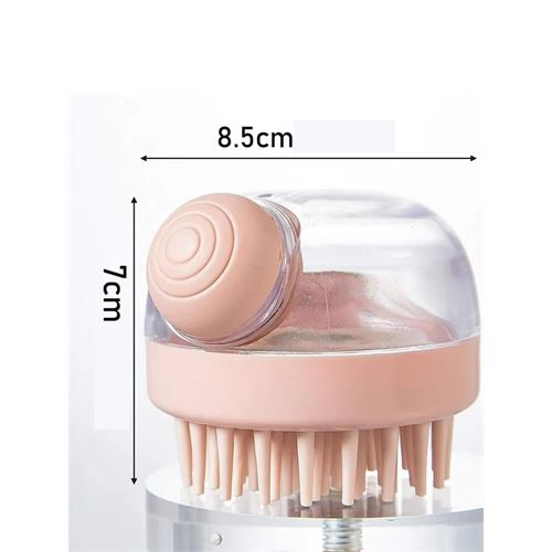 ModaCar Şampuan Hazneli Silikon Peeling ve Masaj Fırçası  
