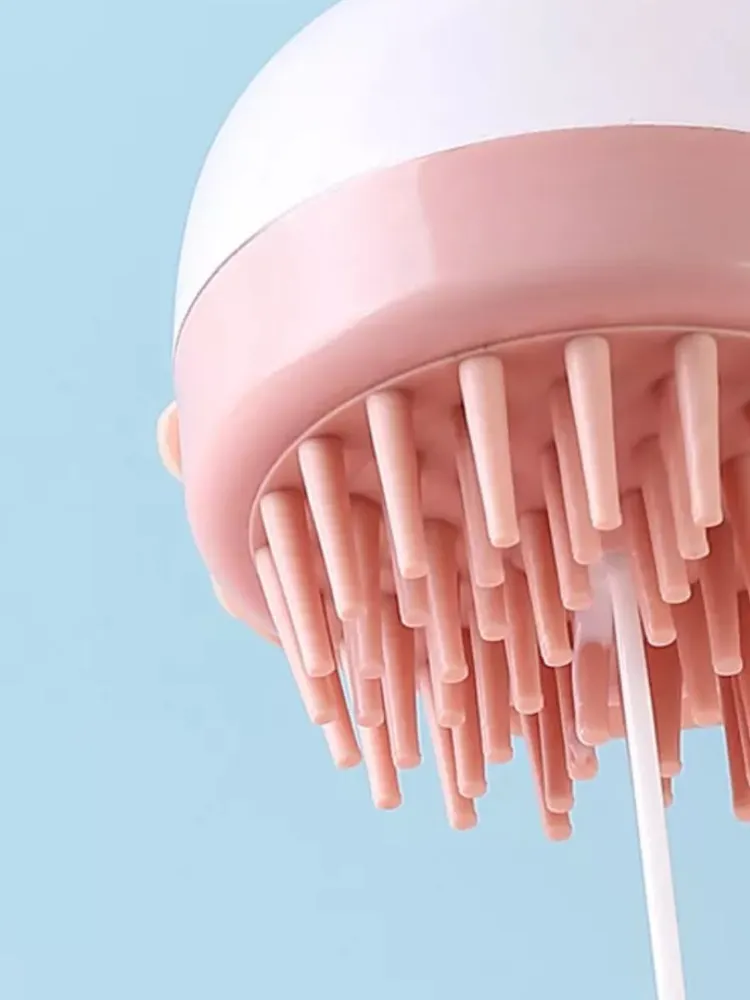 Şampuan Hazneli Silikon Peeling ve Masaj Fırçası  