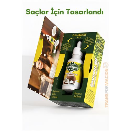 Transformacion Saçlar İçin Hindistan Cevizi Yağı 50 Ml Nano Absolute 721470